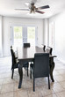 Interior with dining table