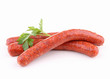 sausage isolated on white