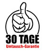 30 tage umtausch-garantie daumen hoch oben button