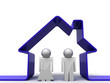house and couple