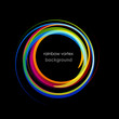 Vektor: Rainbow Vortex Background # Vector Rainbow Vortex Background # Vector