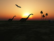 Diplodocus caminando