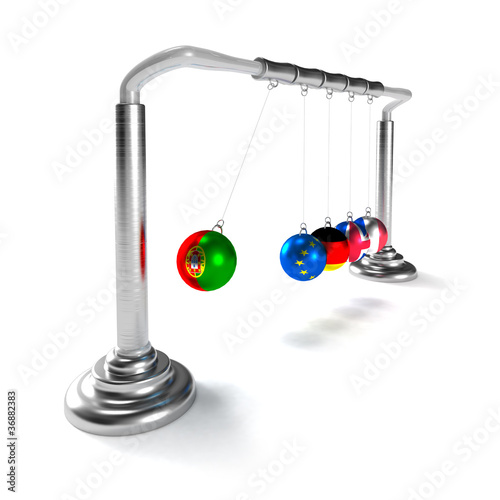 Illustration: Portugal economy is breaking the economies of EU Portugal economy is breaking the economies of EU