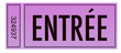 ticket d'entrée