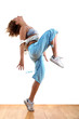 woman modern dancer in ballroom woman modern dancer in ballroom
