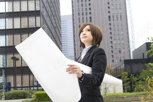 Photo: Beautiful business woman Beautiful business woman