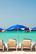 Chair and umbrella on the beach