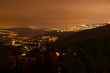 Night view to Jerusalem from Ein Kerem western district Night view to Jerusalem from Ein Kerem western district