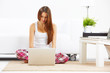 woman with laptop