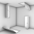 abstract doors