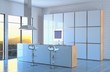 Modern Kitchen in Evening Light