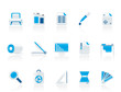 Commercial print icons - vector icon set