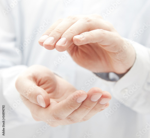 Photo: Protecting hands Protecting hands