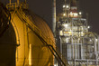 Oil-refinement plant and gas storage tanks Oil-refinement plant and gas storage tanks