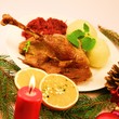 Gänsekeule zu Weihnachten