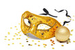 carnival golden mask