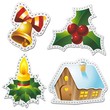 Natale Stickers Christmas-Adesivi Decorazione-3-Vector