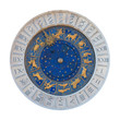Astronomical clock with statues. Venice, Italy.