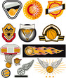 Vector: basketball vector badges basketball vector badges