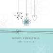New year's card with copy space