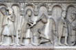 Modena (Emilia-Romagna, Italy) - Cathedral facade, bas-relief Modena (Emilia-Romagna, Italy) - Cathedral facade, bas-relief
