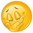 Hiding smile emoticon