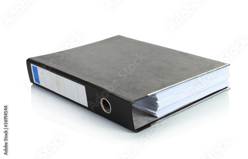 Photo: black binder stand alone black binder stand alone