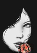 Beautiful girl's face Beautiful girl's face