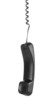 Telephone receiver and cable