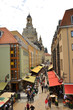 Souvenir shop street in Old town Dresden,Germany