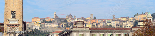 Photo: Panorama of Citta Alta, Bergamo, Lombardy, Italy, Europe Panorama of Citta Alta, Bergamo, Lombardy, Italy, Europe