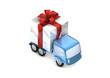 Illustration: camion cadeaux camion cadeaux