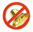 Illustration: no sound not bell no sound not bell