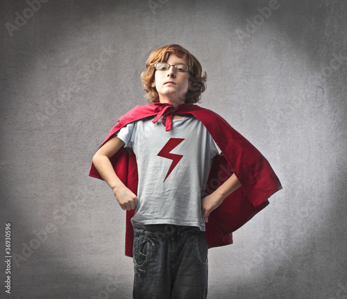 Photo: Little superhero Little superhero