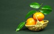 Korb mit Orangen