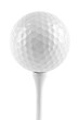 golf ball on tee
