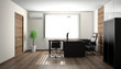 Illustration: Office interior Office interior