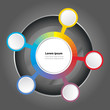 Vector graph color spectrum background Vector graph color spectrum background