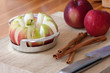 Apple Slicer and Cinnamon Sticks Apple Slicer and Cinnamon Sticks