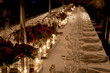 Photo: Elegant candlelight dinner table setting at reception Elegant candlelight dinner table setting at reception