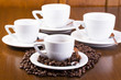Photo: Four espresso cups Four espresso cups
