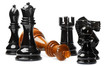 Chess isolated on white background