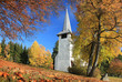church in the autumn