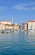 im Badeort Piran an der Adria in Slowenien