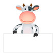 funny cartoon cow