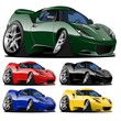 vector cartoon car one click repaint