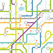 Subway map texture