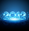 Happy new year 2012 message from neon Happy new year 2012 message from neon