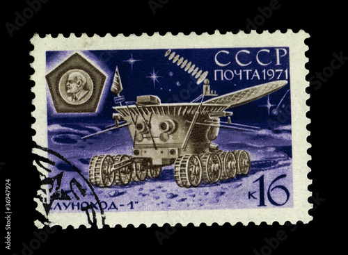 Photo: USSR, shows moon rover USSR, shows moon rover