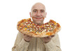 Photo: man eat pizza man eat pizza